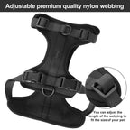 No Pull Lightweight Dog Harness: Adjustable Durable Breathable Mesh Pet Vest Harness With Soft And Comfortable Cushion, Easy To