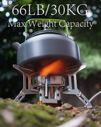 Dzrzvd Windproof Portable Backpacking Stove Burner,Piezo Ignition,Stove Adapter,Safe Pipeline,High-Power,Lightweight,Propane But