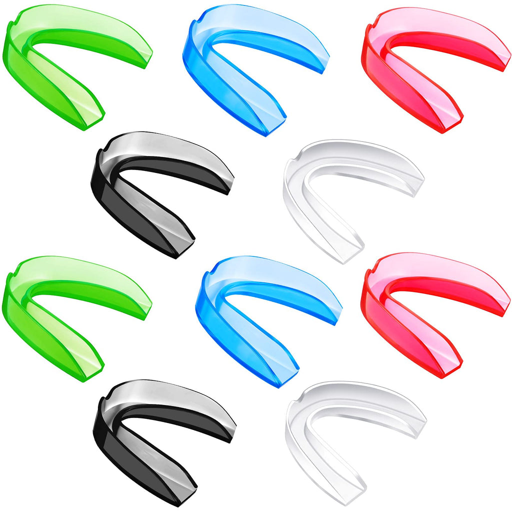 Bbto 20 Pieces Sports Mouth Guards Mouth Protection Athletic Mouth Guard For Kids And Adults (Multi-Color)