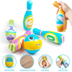 Unique Kids Jumbo Bowling Set For Toddlers  Active Party Game For Kids  Educational Indoor And Outdoor Toy For Boys And Girls Ag