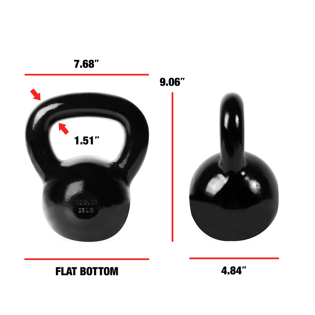 Cap Barbell Enamel Coated Cast Iron Kettlebell