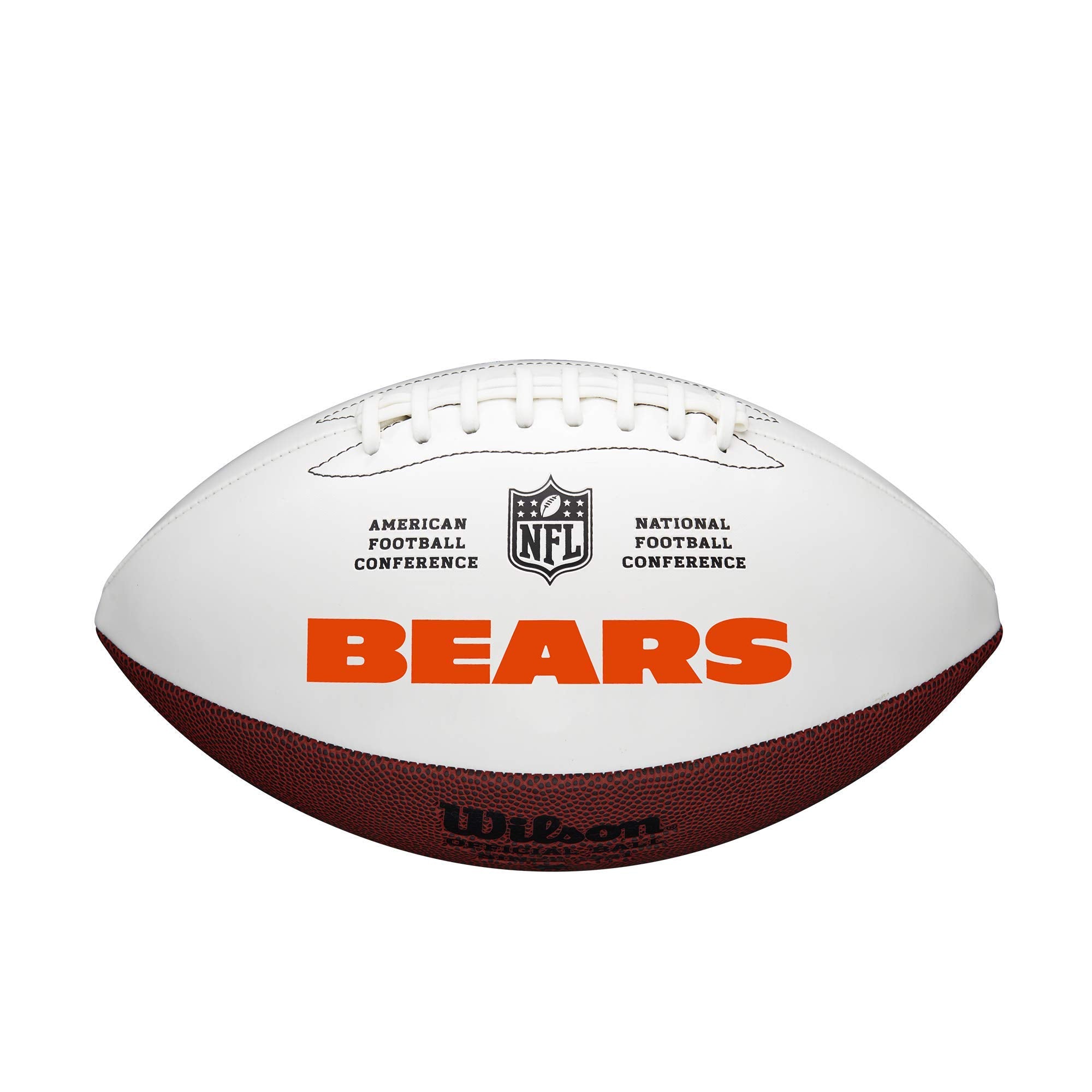 Wilson Nfl Live Signature Autograph Football - Official Size, Chicago Bears