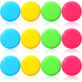 Hiboom 100 Pcs Kids Flying Discs 3.4 Inch Mini Flying Disks Bulk Flyer Toy for Outdoor Pets Dog Yard Lawn Games Party Kindergart