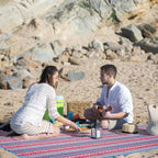 Wind Tour Family Outdoor Waterproof Durable Picnic Blankets With Carry Strap,Foldable 59  70.9 Inch Sandproof Picnic Floor Mat F