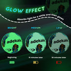 Adekale Soccer Balls Size 5,Glow In The Dark Official Size Soccer Ball,Indoor/Outdoor Light Up Training Ball With Pump And Needl