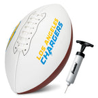 Franklin Sports Nfl Los Angeles Chargers Autograph Football - Official Size White Panel Souvenir Football For Autographs + Signa