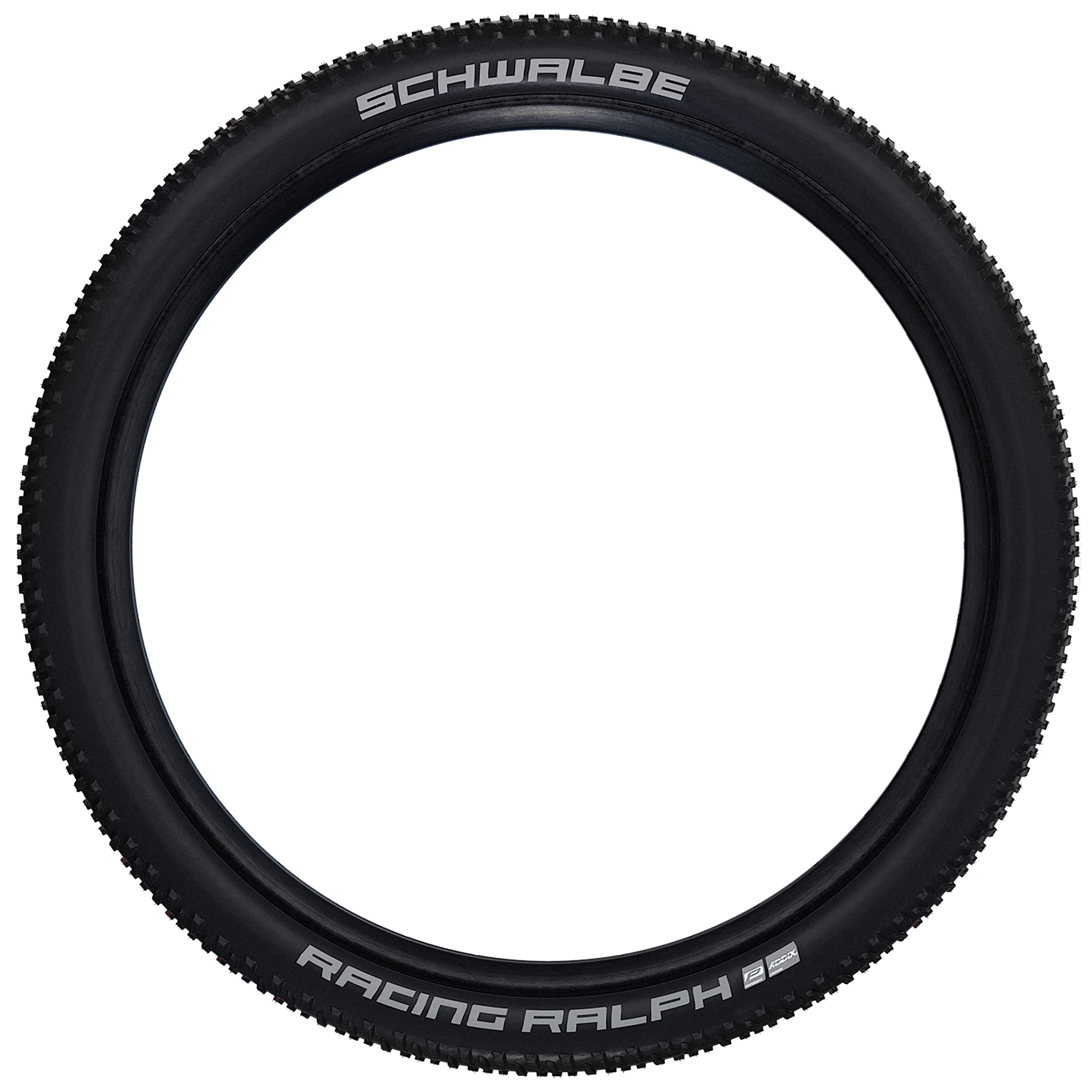Schwalbe Unisexs Racing Ralph Perf, Twinskin, Tlr Tyres, Black, 57-584