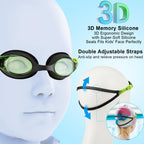 Starweh Kids Swim Goggles, 2 Pack Swimming Goggles No Leaking Anti Fog Kids Goggles For Boys Girls(Age 6-14)