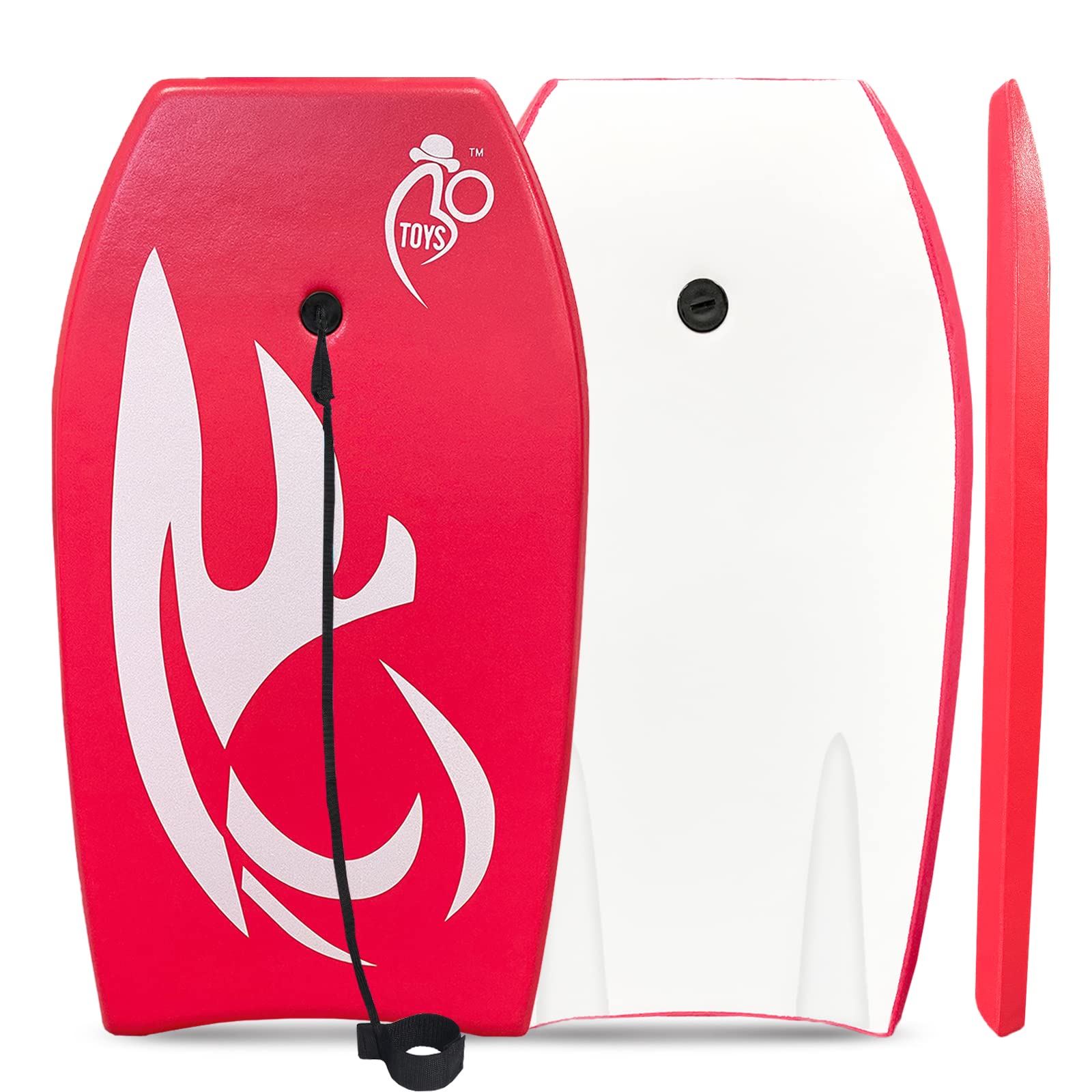 Bo-Toys Body Board Lightweight With Eps Core (Red, 33-Inch)