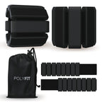 Polyfit Wrist & Ankle Weights - Adjustable Ankle Weights For Women And Men - Yoga Walking Running Dance Barre Pilates Cardio Aer