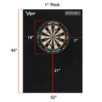 Viper By Gld Products Defender Iii Extended Length Dartboard Surround Wall Protector, Black, One Size