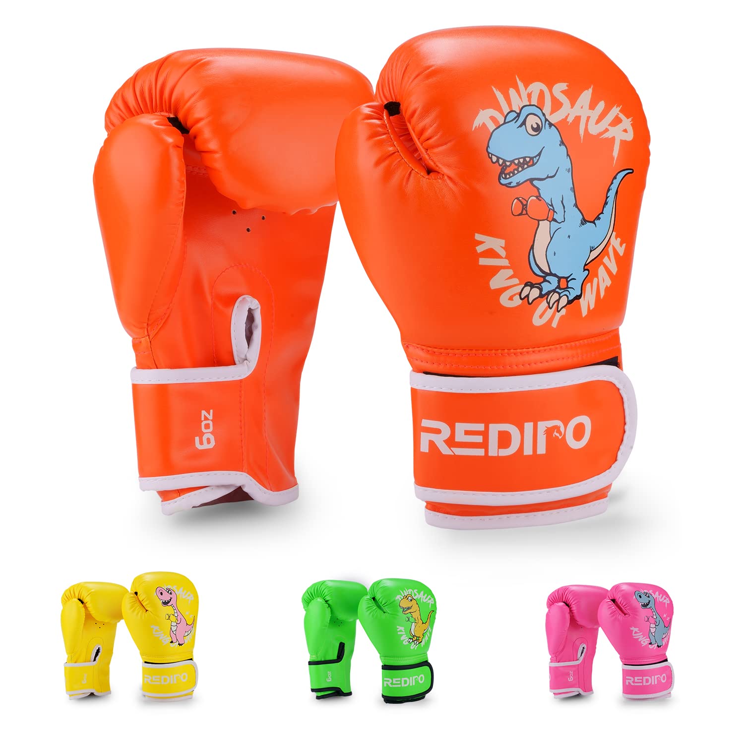 Redipo Kids Boxing Gloves For Boys And Girls, Youth Boxing Training Gloves For Kids 3-15, 4&6Oz Punching Bag Kickboxing Thai Mit