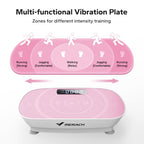 Merach Vibration Plate Exercise Machine, Whole Body Workout Equipment For Women, Bluetooth And Silicone Pedal, Vibration Plate F