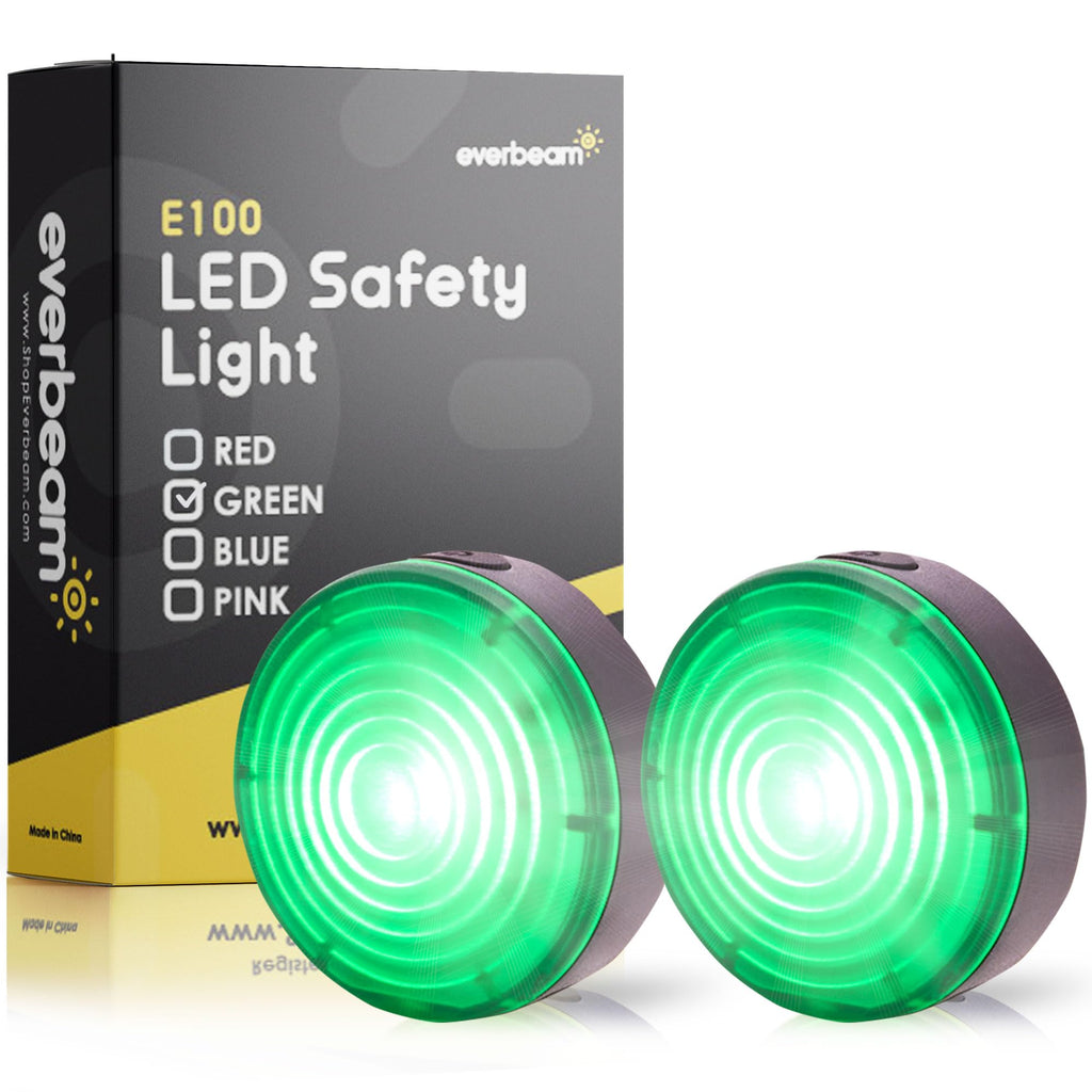 Everbeam E100 Led Safety Lights For Walking At Night - Waterproof Bike Led Light Excellent For Runners, Cycling, Dog Walking, Ka