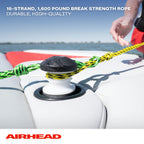 Airhead Water Ski Rope With Radius Handle, 3 Section For Water Skis, Wakeboards And Kneeboards