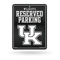 Rico Industries NCAA Kentucky Wildcats Metal Parking Sign 8.5 x 11 Carbon Fiber Metal Parking Sign - Great for Man Cave, Bed Roo