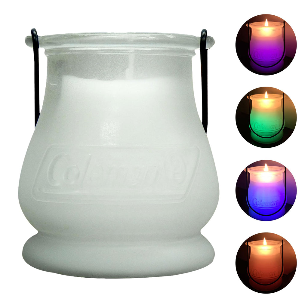 Coleman Color Changing Led Candle - Citronella Candle, Outdoor Candle - 8 Oz (Boxed)