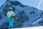 Giro Moxie Ski Goggles - Snowboard Goggles For Women  Youth - Ano Harbor Blue Cloud Dust Strap With Amber Goldyellow Lenses