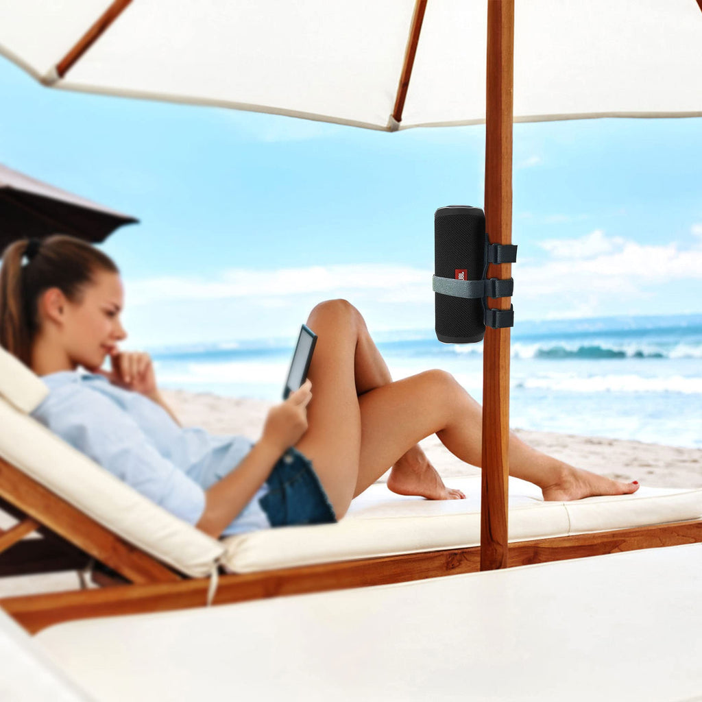 Homemount Portable Speaker Mount For Golf Cart Accessories - Adjustable Strap Fits Bluetooth Wireless Speaker Strap Attachment T