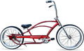 MICARGI 26 Inches Beach Cruiser Bike Chopper Bicycles,Single Speed,Coaster Brake (Red)