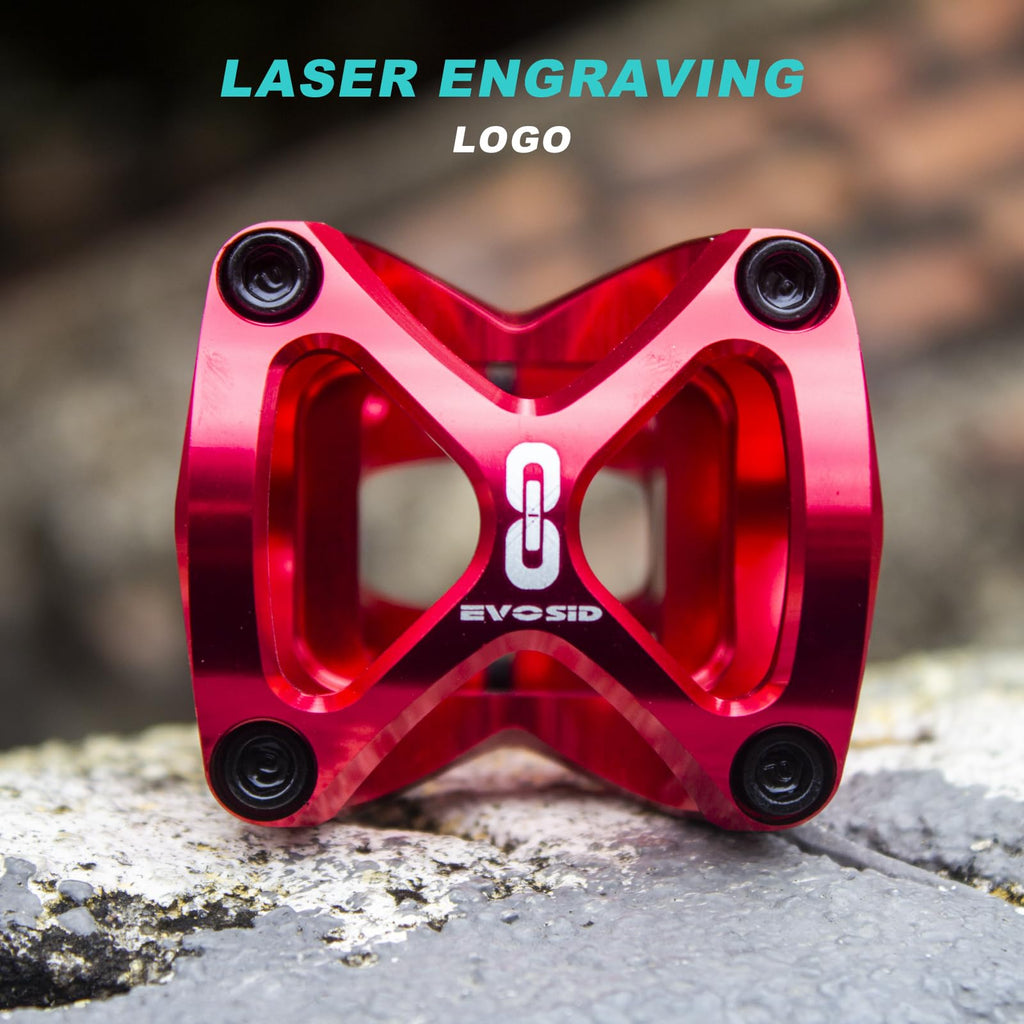 Evosid Mtb Stem 31.8 Stem Mountain Bike Stem Mountain Bike Handlebar Stem For Most Bike Road Bike Mtb Bmx (Black) (Red)