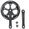 WEEROCK E-Bike/Bicycle Crankset 1 PSC 48T Steel Charing, Alumininum Alloy Single Cover and 170mm Arm Crank Set, Compatible with 