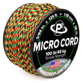 Paracord Planet Micro Paracord - Thin Braided Cord For Crafting, Fishing, And Diy Projects In 125 Ft Spools - Jamaican