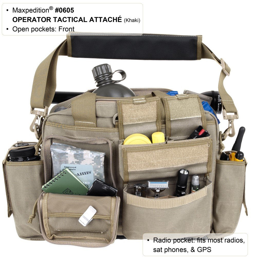 Maxpedition Operator Tactical Attache, Black