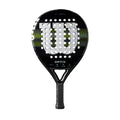 Wilson Optix V1 Padel Racket - Black/Green, Grip Size 2-4 1/4
