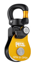 Petzl Spin S1 Openable Pulley with Swivel - Open Yellow