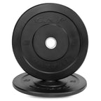 Cap Barbell Better Olympic Bumper Plate Set, Black, 10 Lb Pair