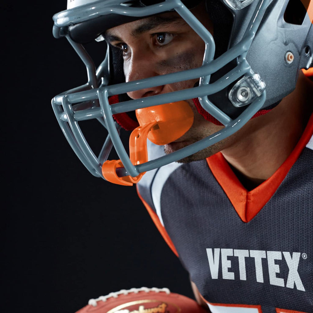 Markwort Vettex Model 25 Doubleguard Football Mouthguard With Lip Protection, Light Pink
