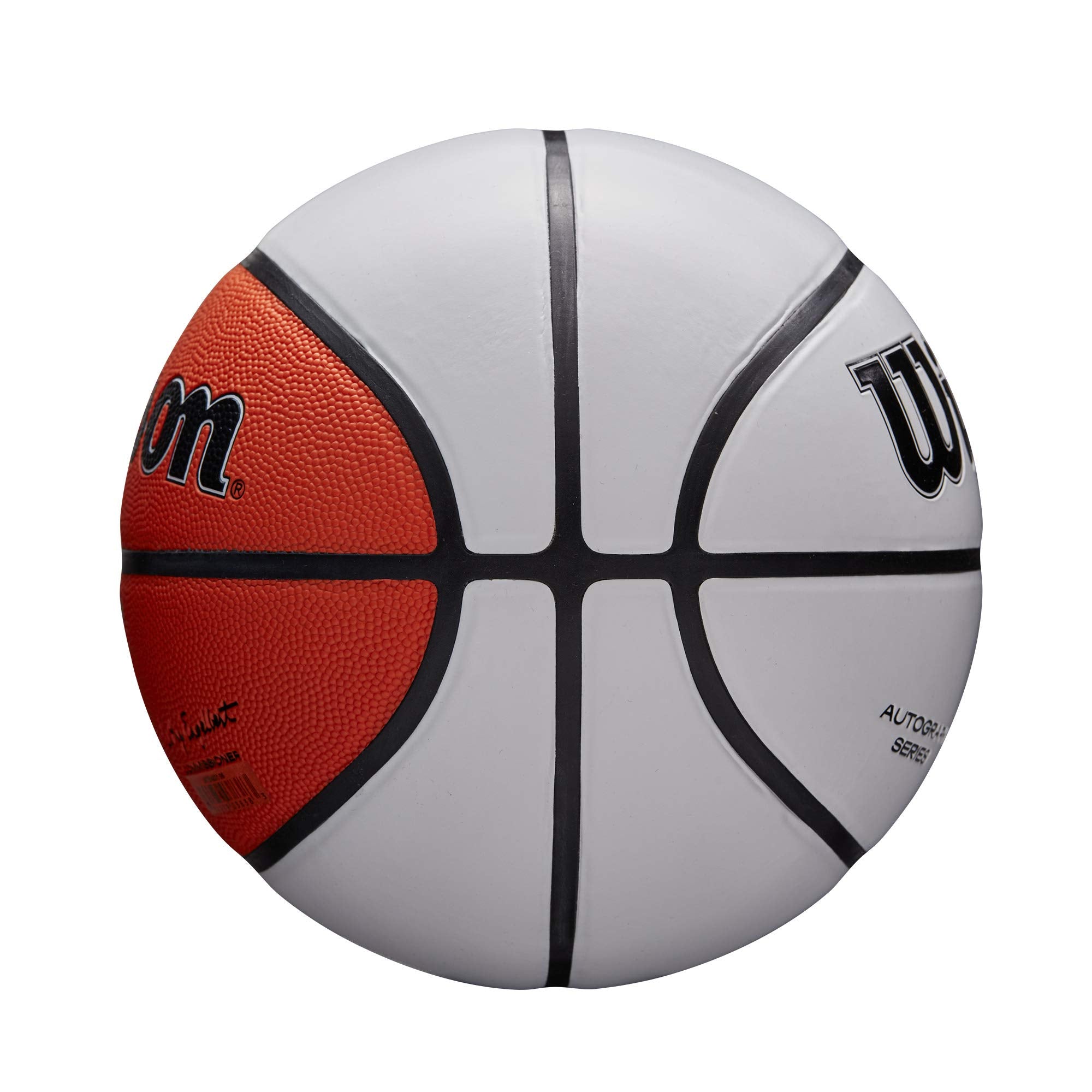 Wilson Wnba Commemorative Series Autograph Basketball - Size 6 - 28.5'', White/Orange