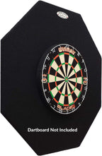 Dart-Stop 36 Inch Black Octagon Pro Dart Board Back Board  Wall Protector  Dartboard Surround