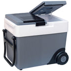 Koolatron Portable Cooler - Electric Cooler For Car, Camping, Travel, 12 V Insulated Hard Sided Refrigerator For Vehicle, Boat,