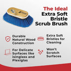 Shurhold 6 Nylon Extra Soft Bristles Deck Brush
