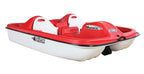 Pelican Sport - Pedal Boat Monaco - Adjustable 5 Seat Pedal Boat, Red/White