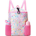 RHCPFOVR Drawstring Backpack for Kids - Swim Bags for Girls Beach Swimming Pool Lightweight Draw String Bags Waterproof Sports G