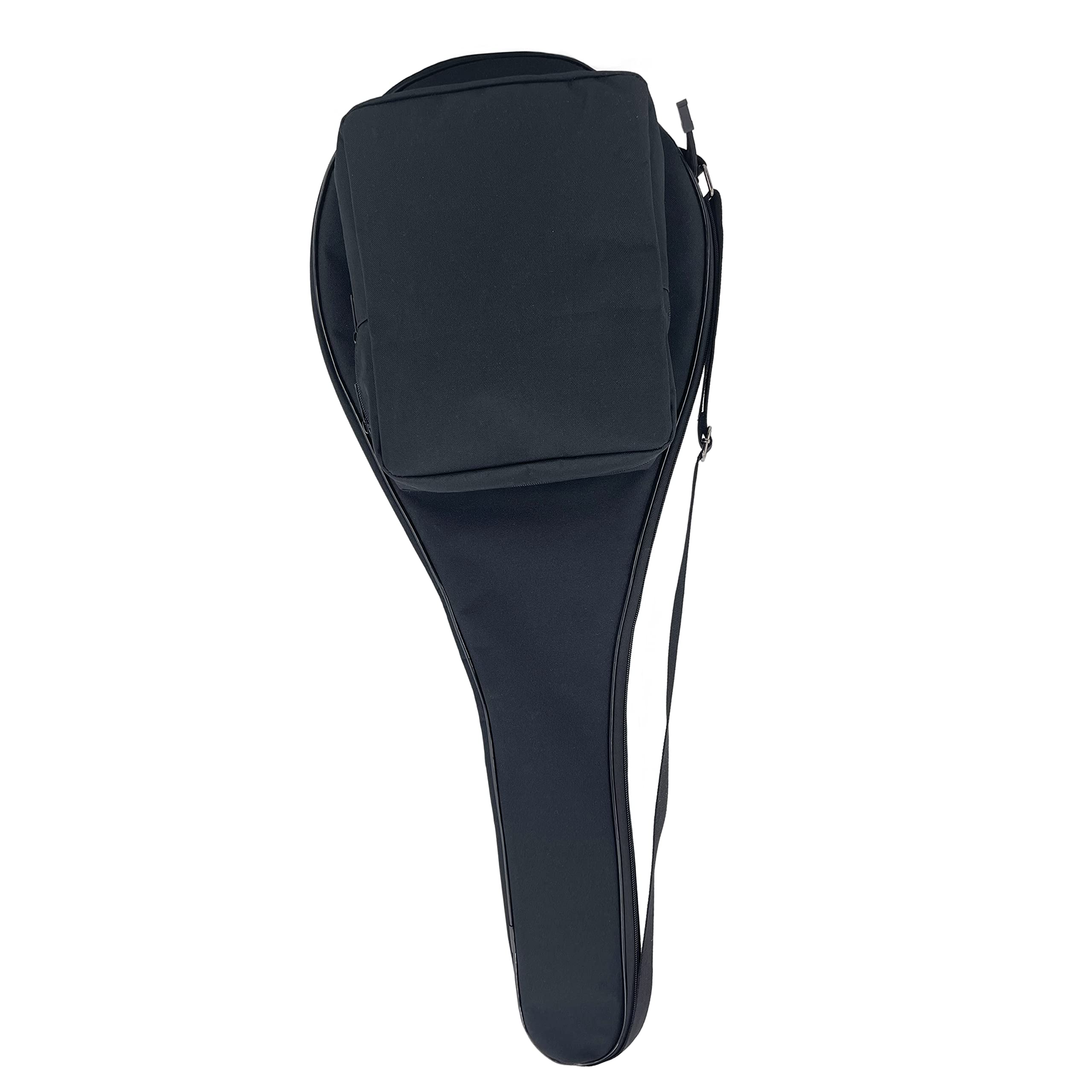 TaktZeit Tennis Bag Lightweight and Padded Tennis Rackets Cover with Adjustable Shoulder Strap (Black-Pocket, 31 x 11.4 )