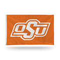 Rico Industries NCAA Oklahoma State Cowboys 3-Foot by 5-Foot Single Sided Banner Flag with Grommets, Orange, 3' x 5'