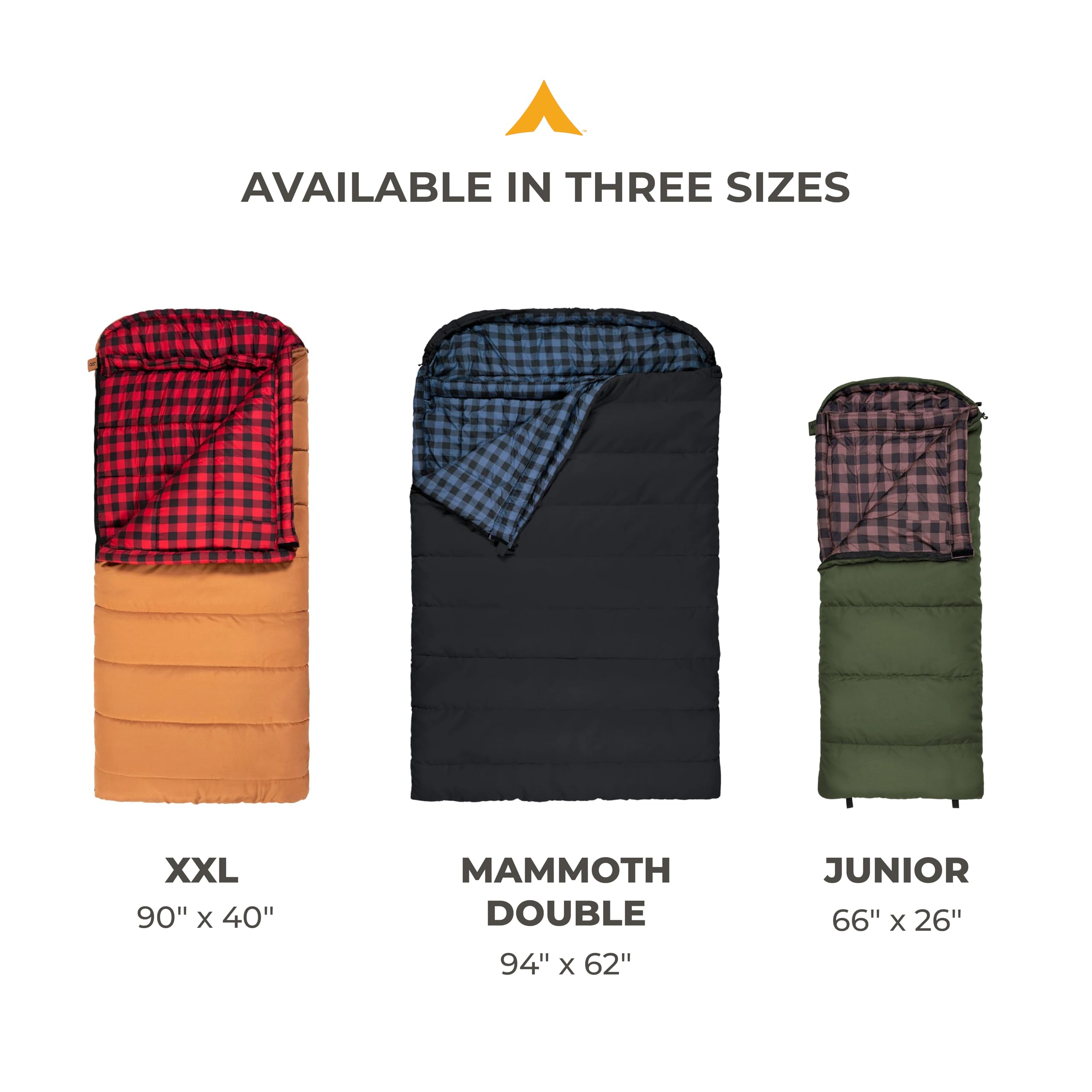 Teton Deer Hunter 0F Degree Sleeping Bag. Warm And Comfortable Camping Sleeping Bags, Teton Tough Canvas Shell For Camping, Hunt