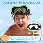 Water Space 2 Pack Swim Goggles Swimming Goggles For Kids Youth Boys Girls Aged 3-6 4-7 6-14, Anti-Fog Waterproof Panoramic View
