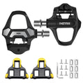 MZYRH Road Bike Pedals,9/16  Lightweight Nylon Clipless Pedals with Cleats Set Compatible with SPD-SL System