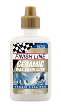 Finish Line Ceramic Wax Bicycle Chain Lube 2Oz Drip Squeeze Bottle