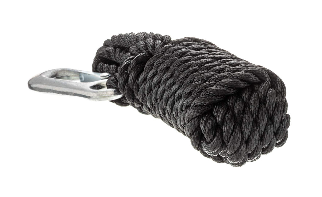Attwood 11739-2 Poly Winch Rope With Steel Hook (3/8-Inch X 20-Feet)