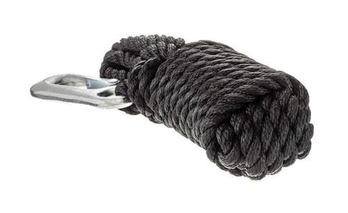 Attwood 11739-2 Poly Winch Rope With Steel Hook (3/8-Inch X 20-Feet)