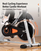 Yosuda Indoor Cycling Bike Stationary Bike - Magnetic Resistance, Cycle Bike With Ipad Mount & Comfortable Seat Cushion, Magneti