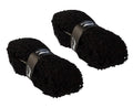 LiNing Gc002 Cotton Single Layer Towel Grip For Badminton Racquet (Black) Pack Of 2