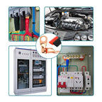 4Pcs Battery Cable Ends, 20 Gauge Wire Connectors 516 Copper Wire Lugs, Bare Copper Eyelets With Heat Shrink Tubing By Housun
