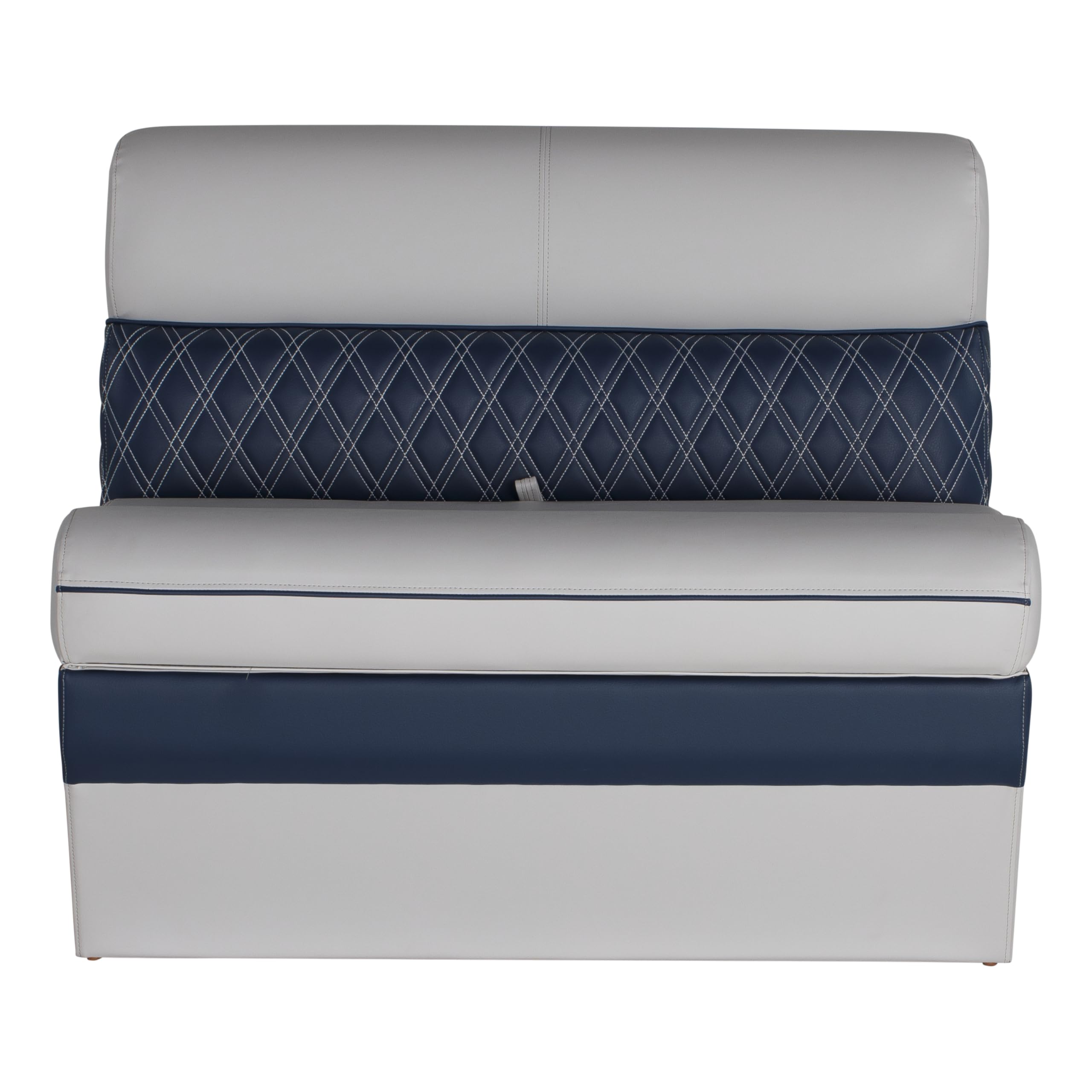 Lippert Sunset Collection 36 Straight Pontoon Bench Seat, Contoured Foam Cushioning, Durable Marine-Grade Vinyl, Built-In Dry St